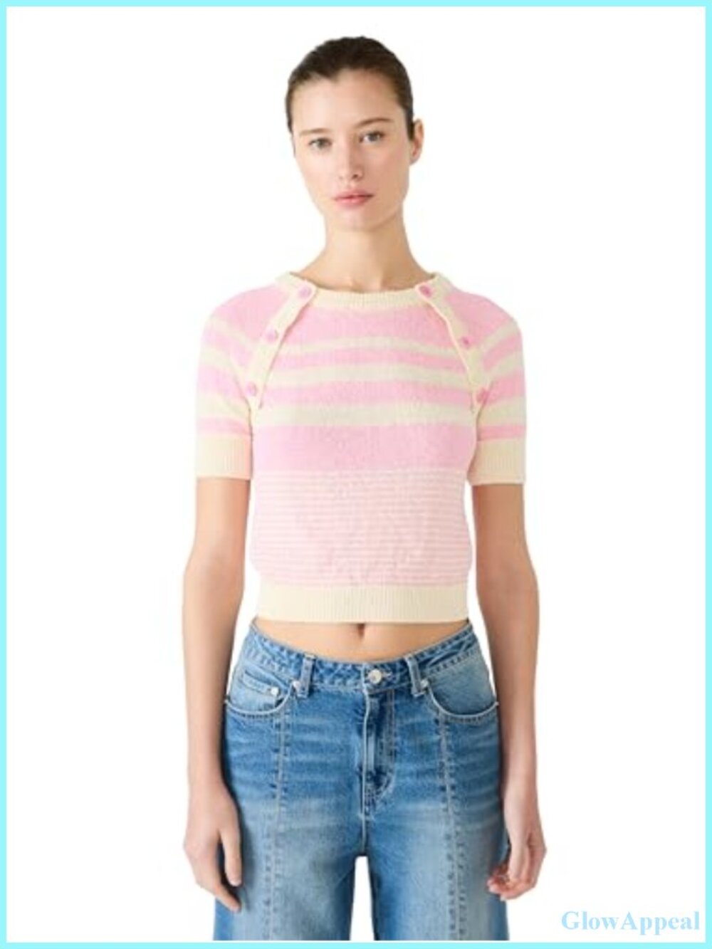 Women's Striped Cardigan Sweater Lightweight Button Down